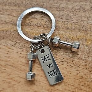 Crossfit keychain - Me vs Me